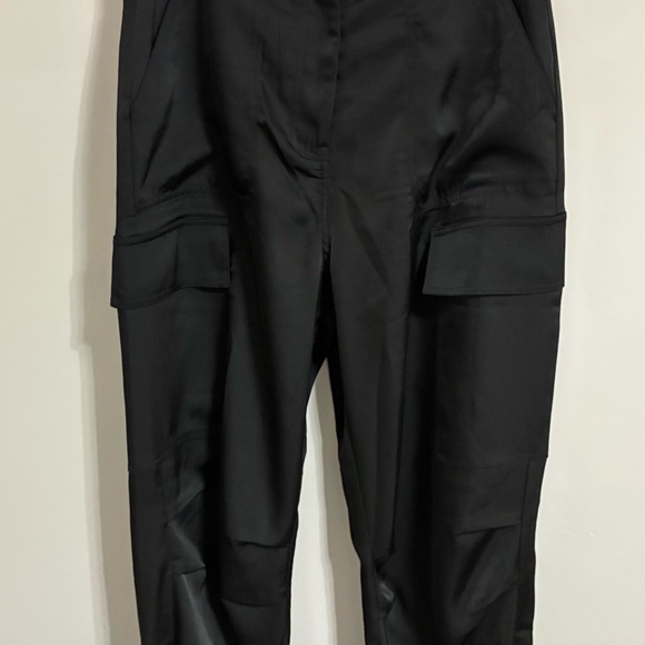 Skies Are Blue Black Cargo Jogger Pants - Picture 2 of 8